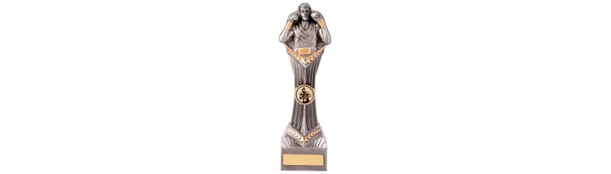 FALCON BOXING LEGEND RESIN TROPHY - 4 SIZES - 15CM - 24CM